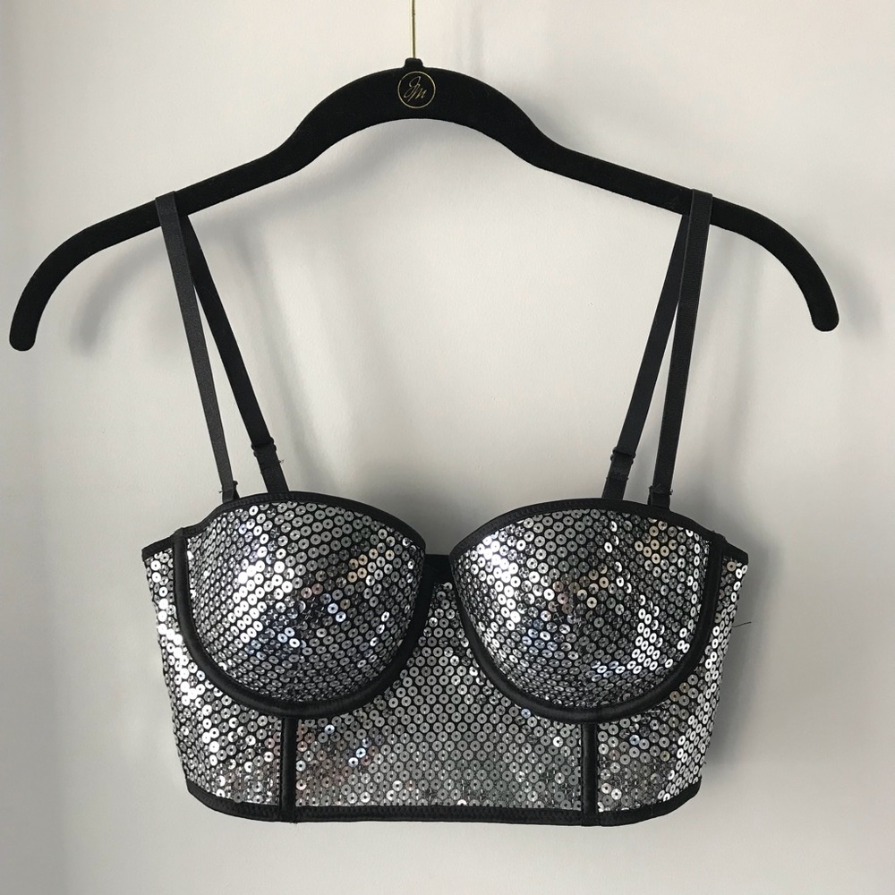 Balconette Sequin Bra